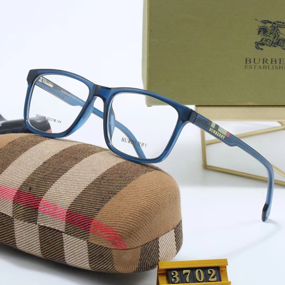 Lunettes à branches à carreaux tendance