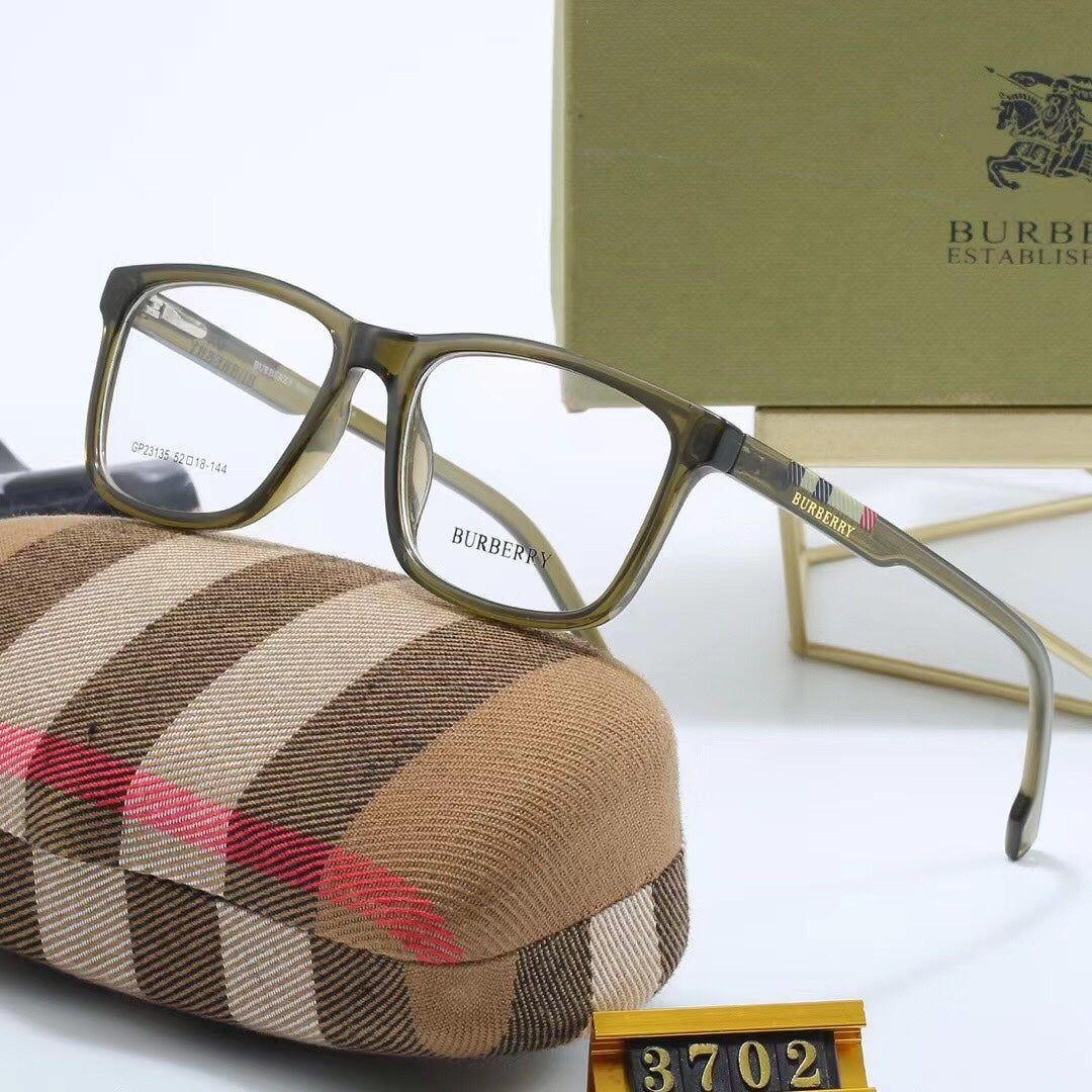Lunettes à branches à carreaux tendance