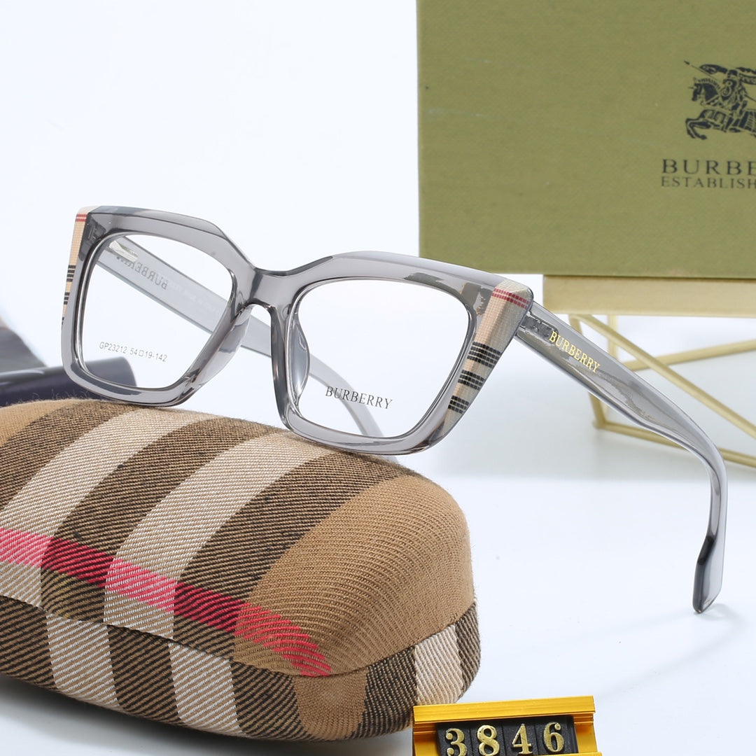 Lunettes œil-de-chat à carreaux tendance