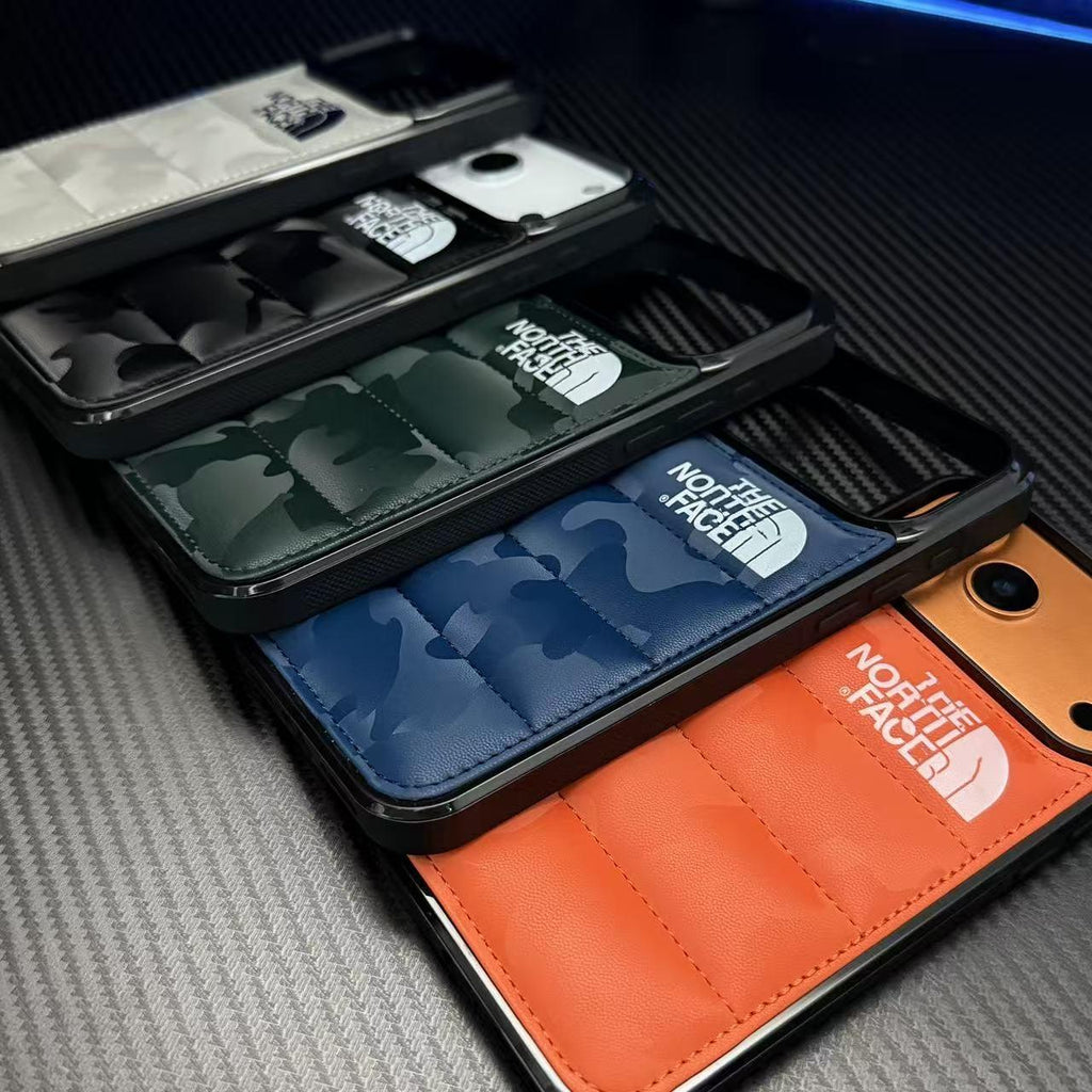 Coque de protection antichoc effet doudoune pour iPhone