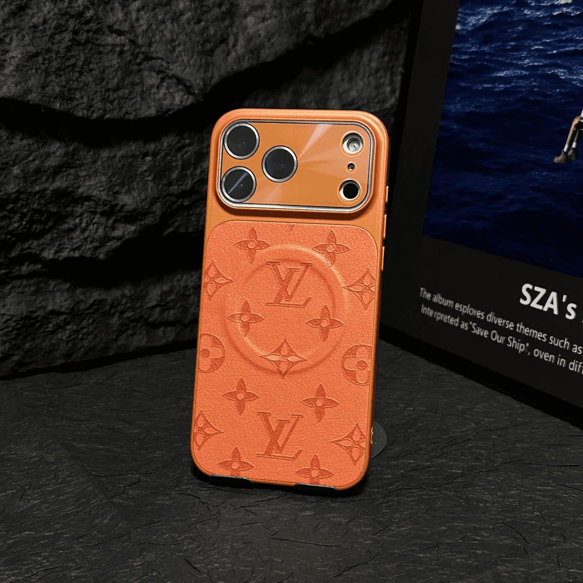 Coque en cuir MagSafe pour iPhone – Adhérence magnétique et protection intégrale