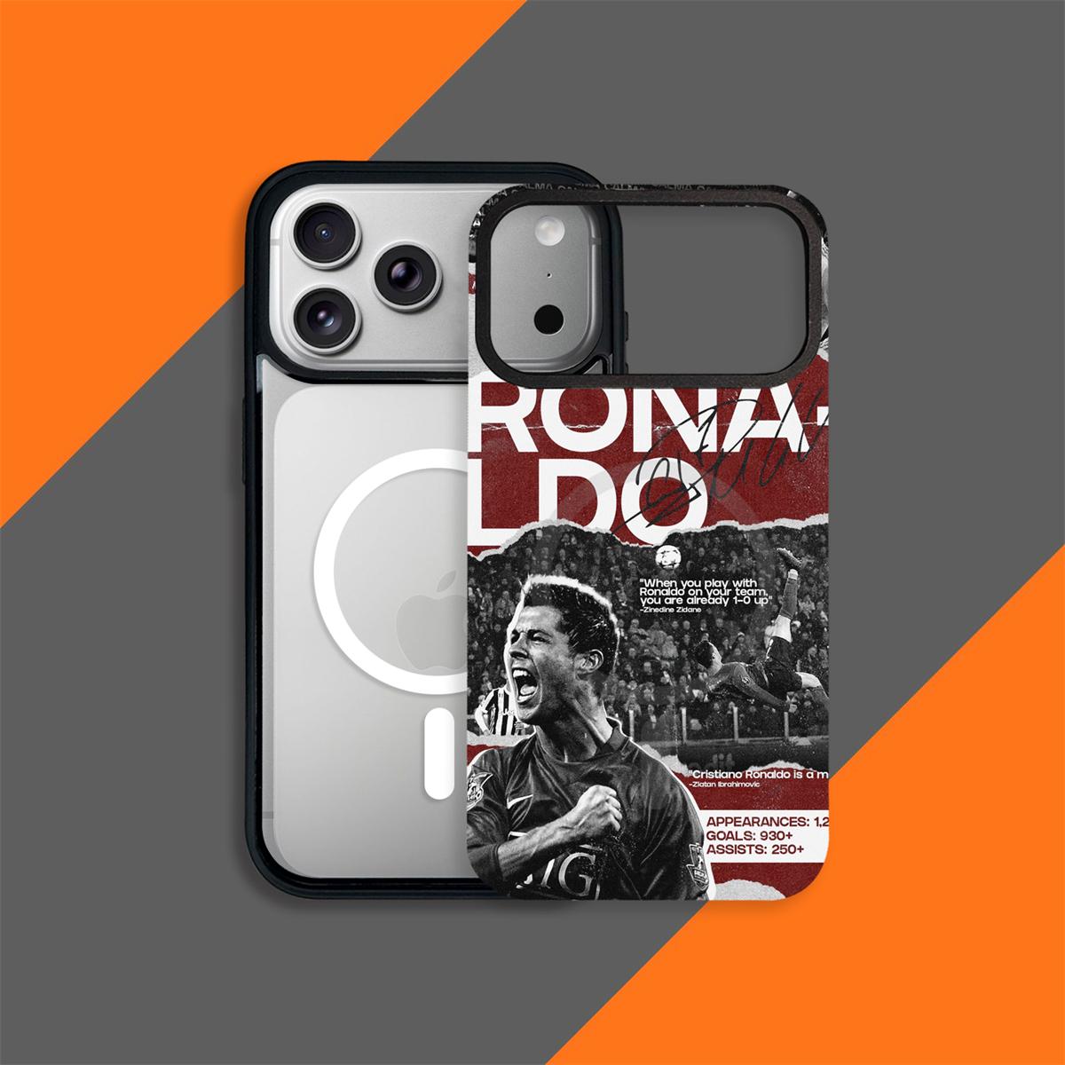 Coque de Téléphone Magnétique Football Legends – TPU Souple Antichoc avec Dos Interchangeable