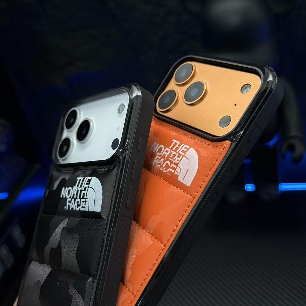 Coque de protection antichoc effet doudoune pour iPhone