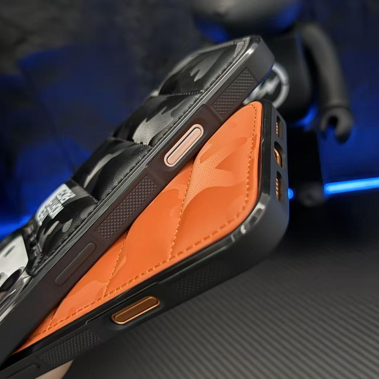 Coque de protection antichoc effet doudoune pour iPhone