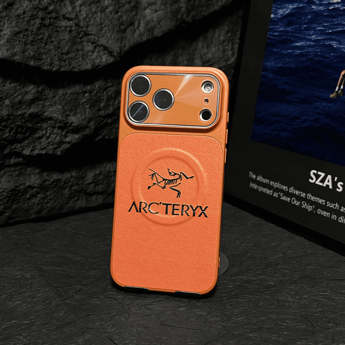 Coque en cuir MagSafe pour iPhone – Adhérence magnétique et protection intégrale