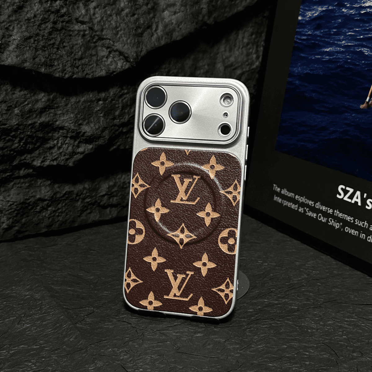 Coque en cuir MagSafe pour iPhone – Adhérence magnétique et protection intégrale