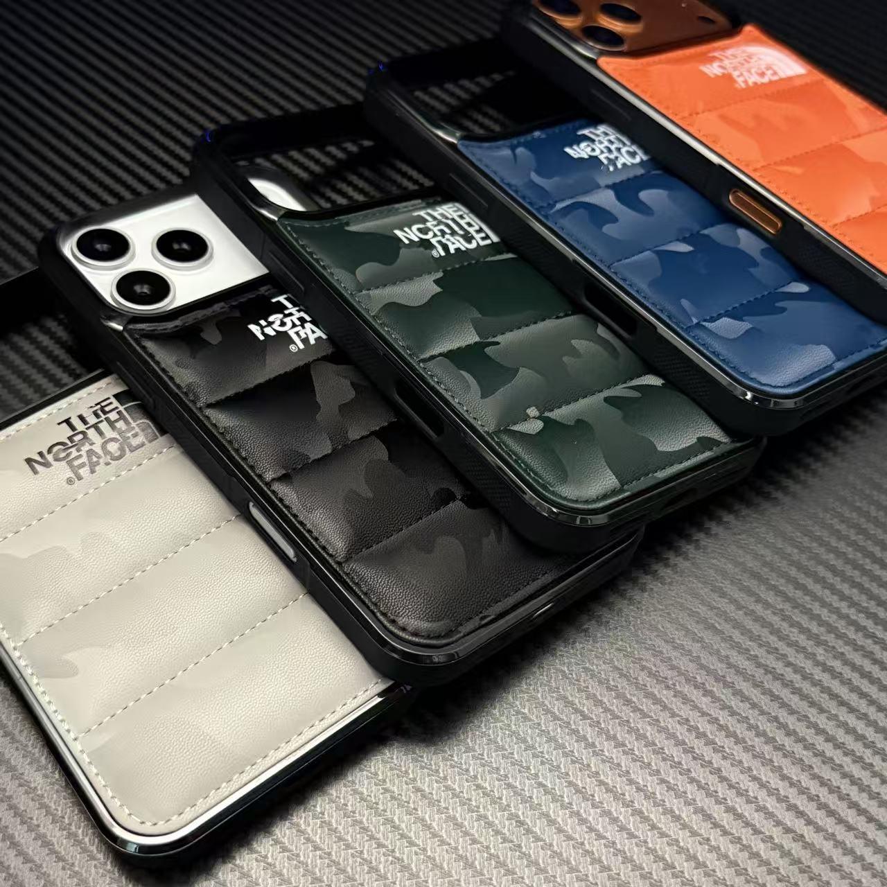 Coque de protection antichoc effet doudoune pour iPhone