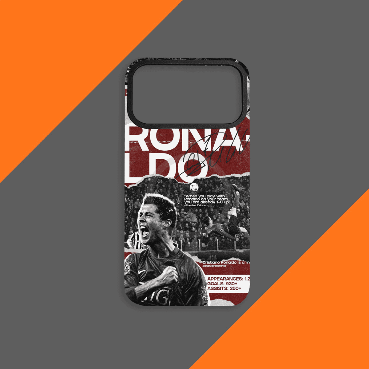Coque de Téléphone Magnétique Football Legends – TPU Souple Antichoc avec Dos Interchangeable