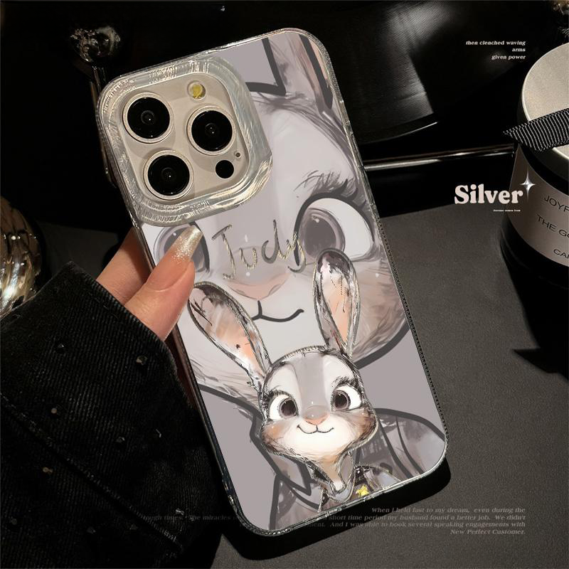 Ensemble de coques iPhone inspirées de Zootopie – Judy Hopps et Nick Wilde