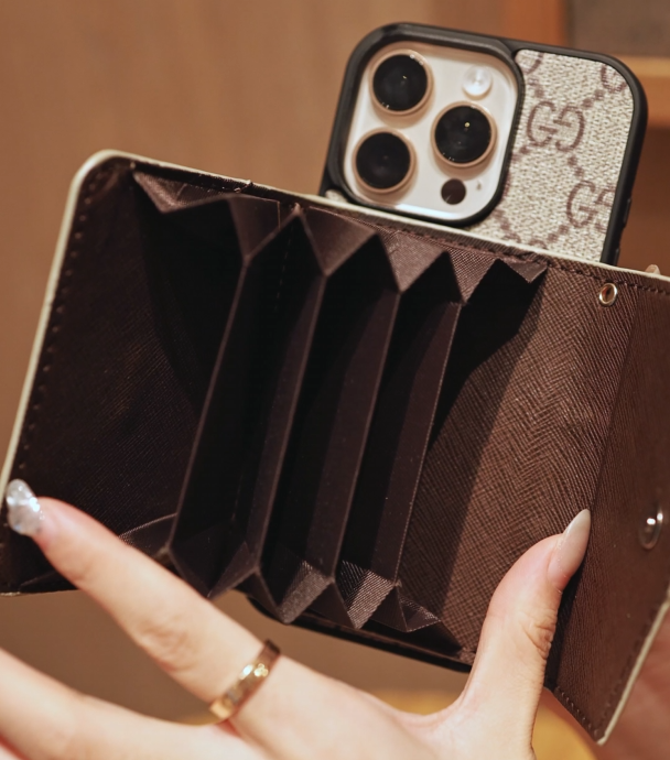 Prémiové pokročilé crossbody pouzdro na iPhone s držákem na karty a ramenním popruhem