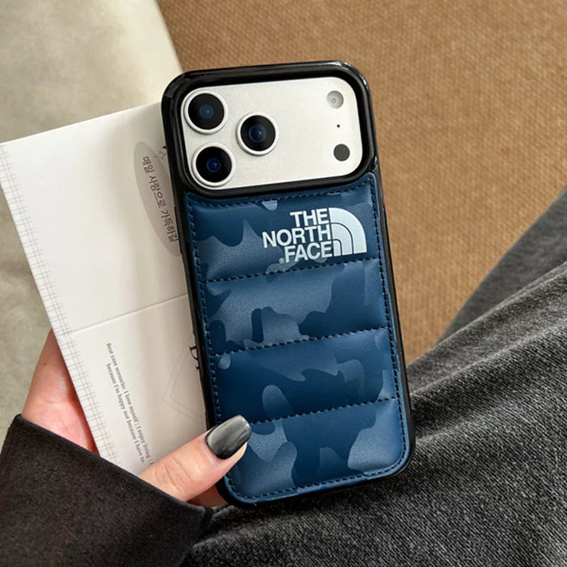 Coque de protection antichoc effet doudoune pour iPhone