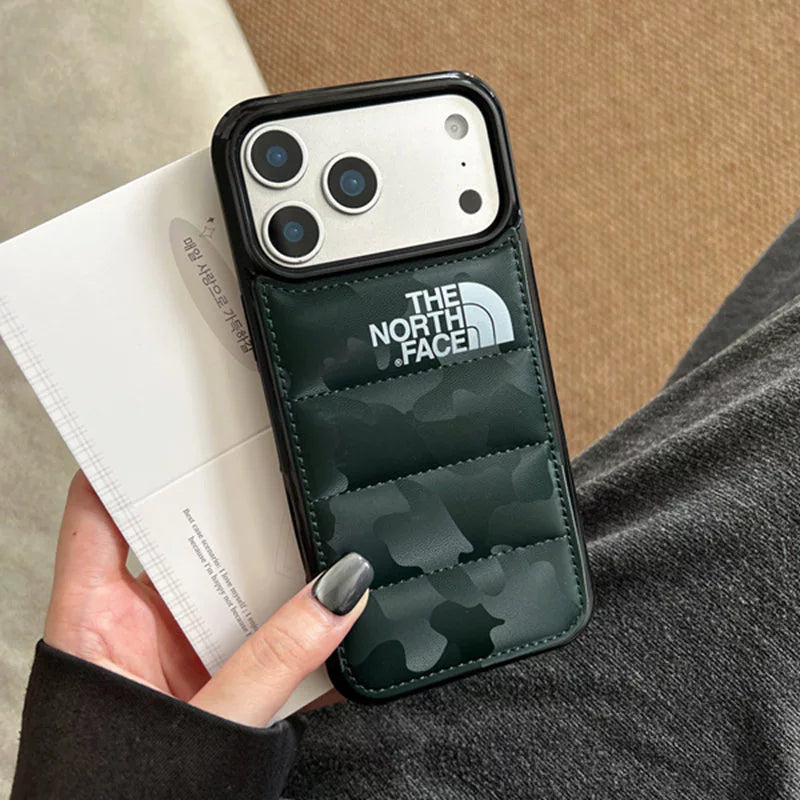 Coque de protection antichoc effet doudoune pour iPhone