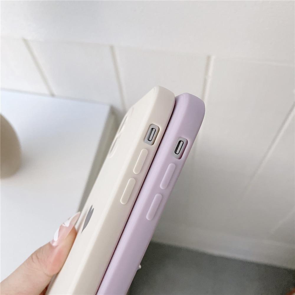 Coque mate Cœur pour iPhone