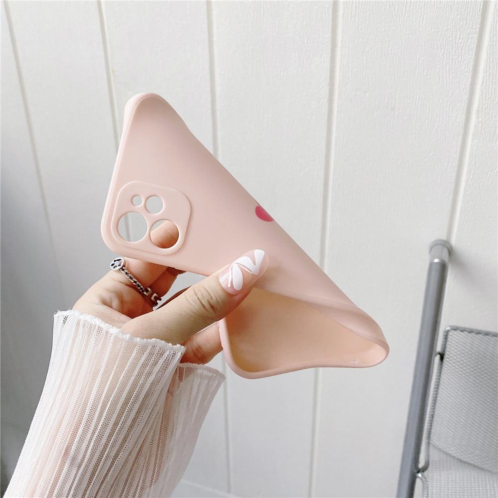 Coque mate Cœur pour iPhone