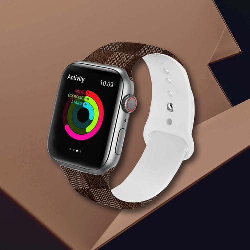 Bracelet Apple Watch | Carreaux Marron
