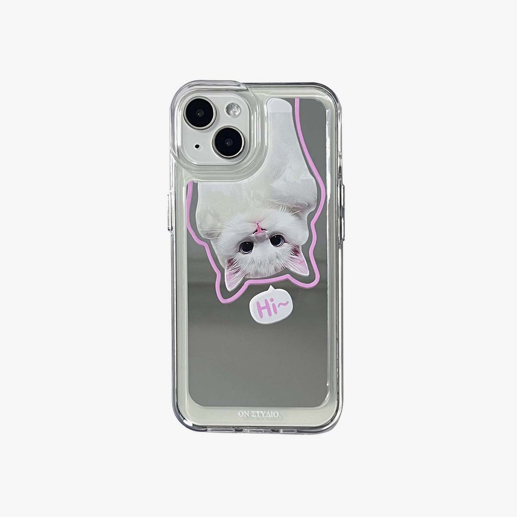 Zrcadlové pouzdro na iPhone | Pár koček a psů Ahoj (Kup 2 a získej 50 % slevu na jedno)