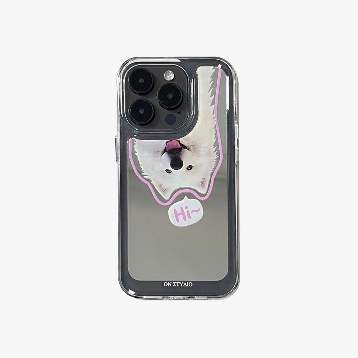 Coque Miroir iPhone | Chats & Chiens Couplés Salut (Achetez-en 2 et obtenez 50 % de réduction sur un)