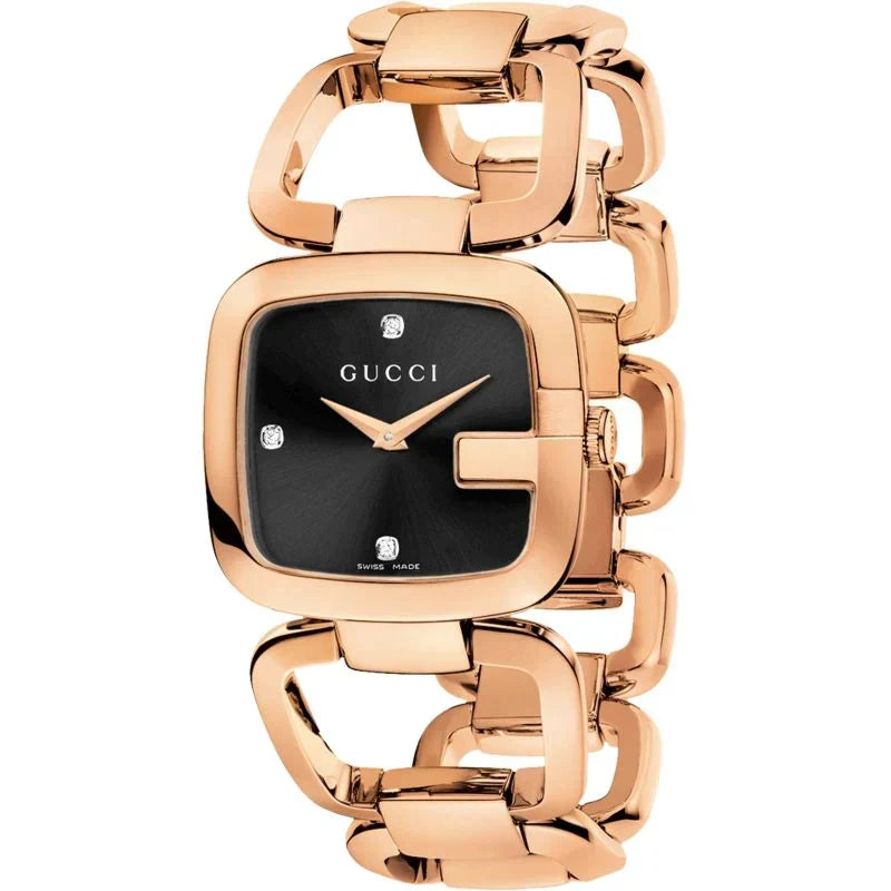 Gcci Ladies G-Gucci Rose Gold Watch