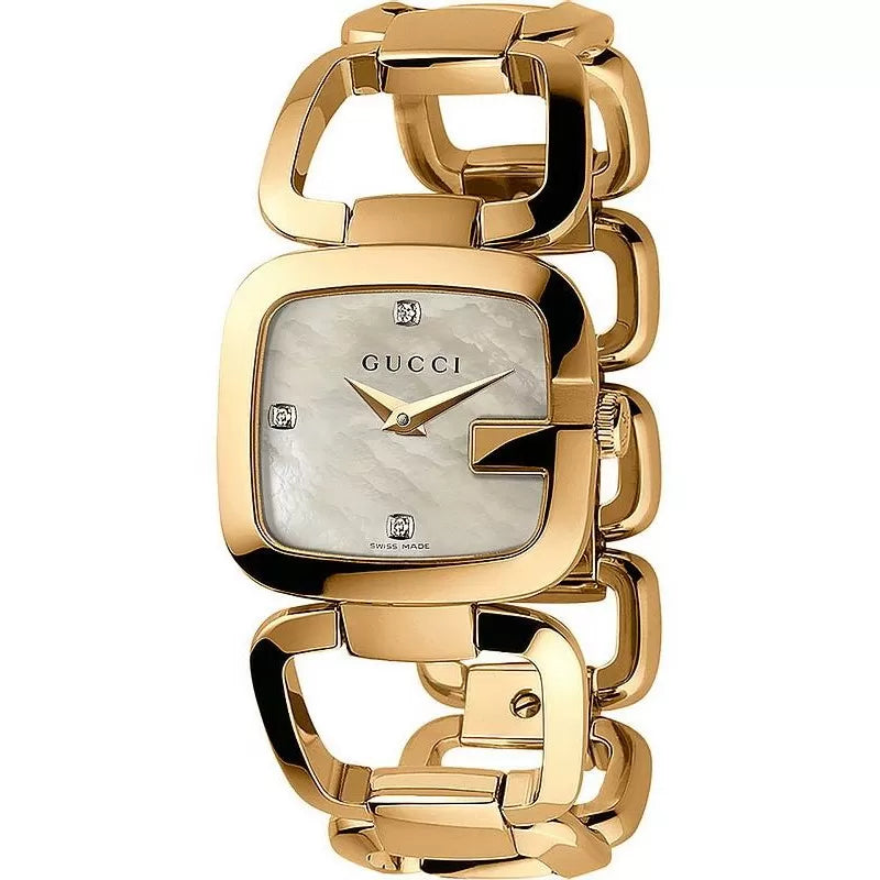 Gucci G-Gucci Ladies Gold Mother of Pearl Watch
